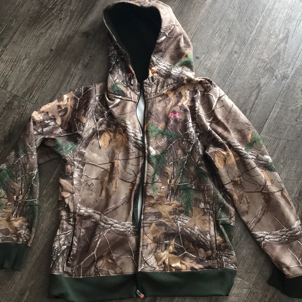 Camo Under Armour zip up